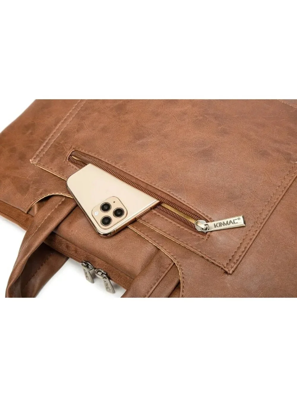 Waterproof 360° Protective Laptop Sleeve Bag for 13-14 inch Devices - Coffee